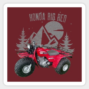 BIG RED 3 WHEELER Sticker